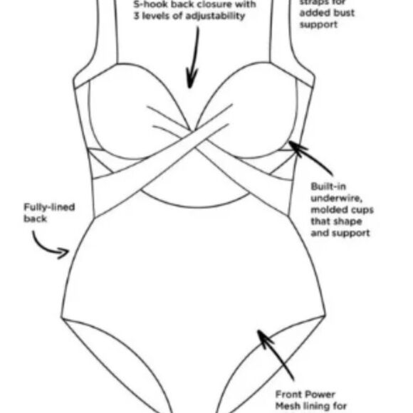 Cut Out Underwire One Piece Swimsuit - Picture 4 of 6